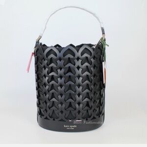 Kate Spade Black Cutout Shoulder Bag
